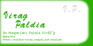 virag paldia business card